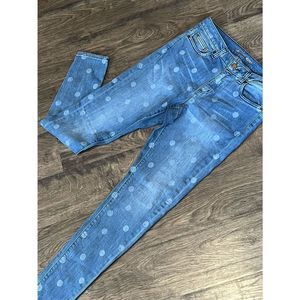 Michael Kors Jeans Women's Selma Skinny Jeans SZ  6 pokeadot